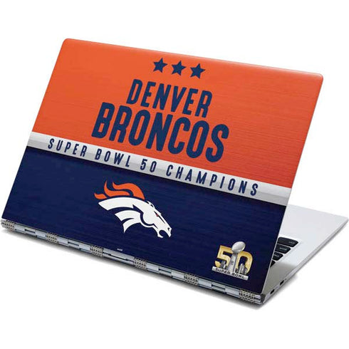 NFL Denver Broncos Super Bowl 50 Champions Yoga 910 2-in-1 14in Touch-Screen Skin